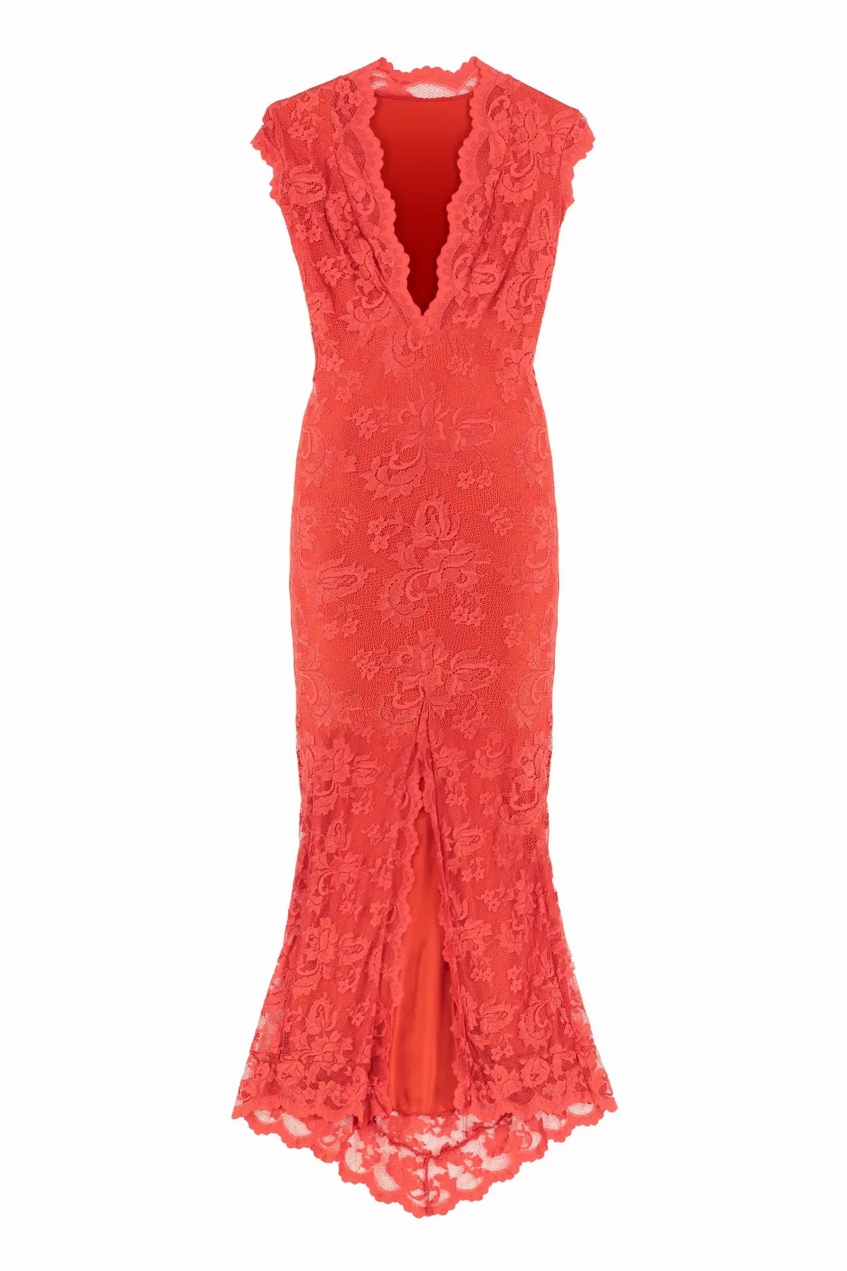 Lace Strapless Dress by Balensi