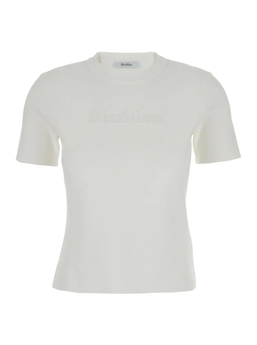 Logo-Embroidered Viscose T-Shirt by Max Mara