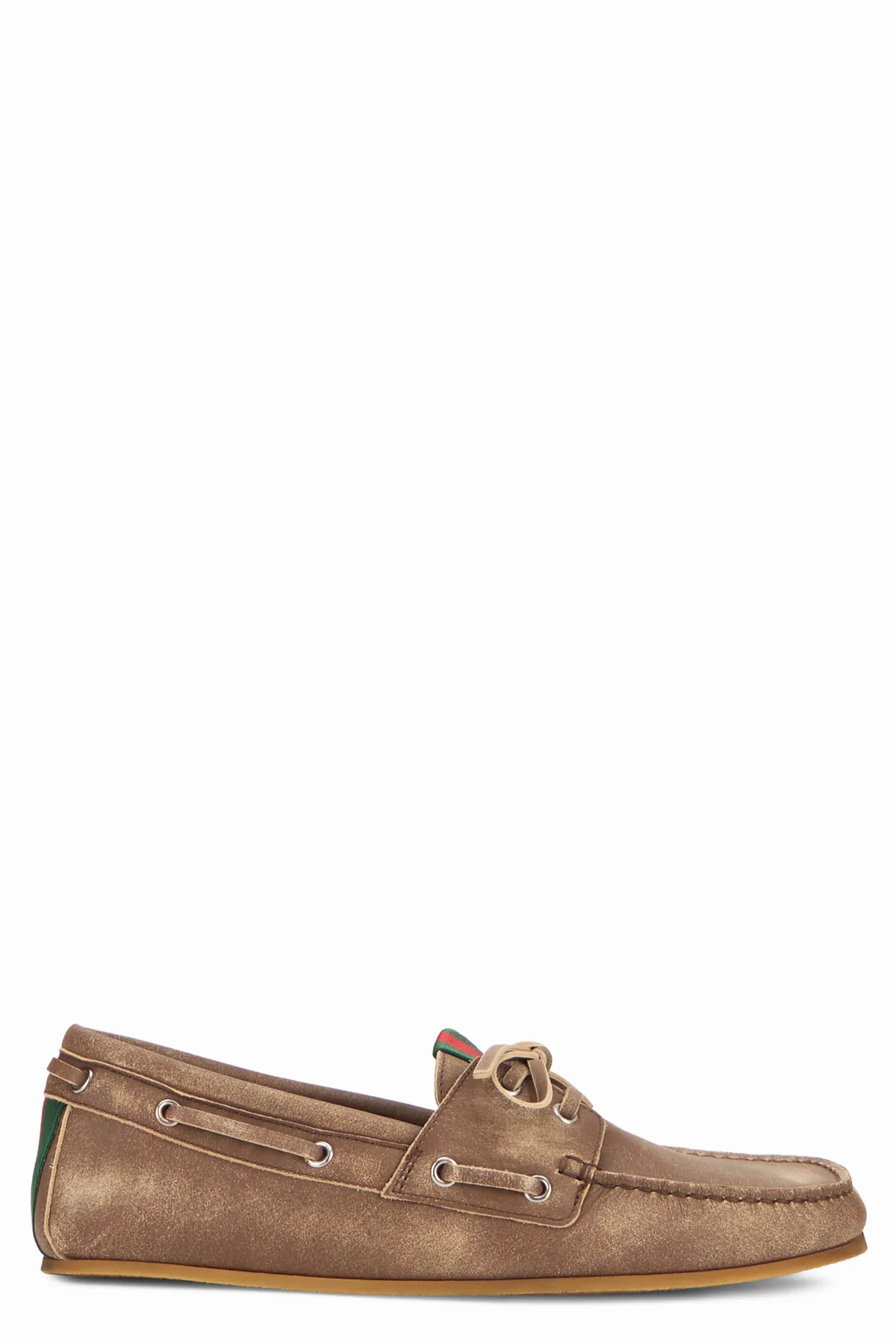 Calfskin Boat Shoe by Gucci