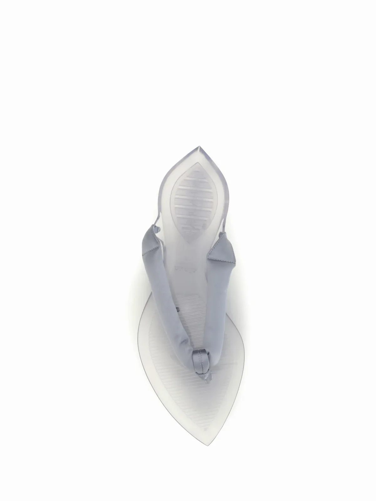 Padded Satin Thong Sandal by alaia