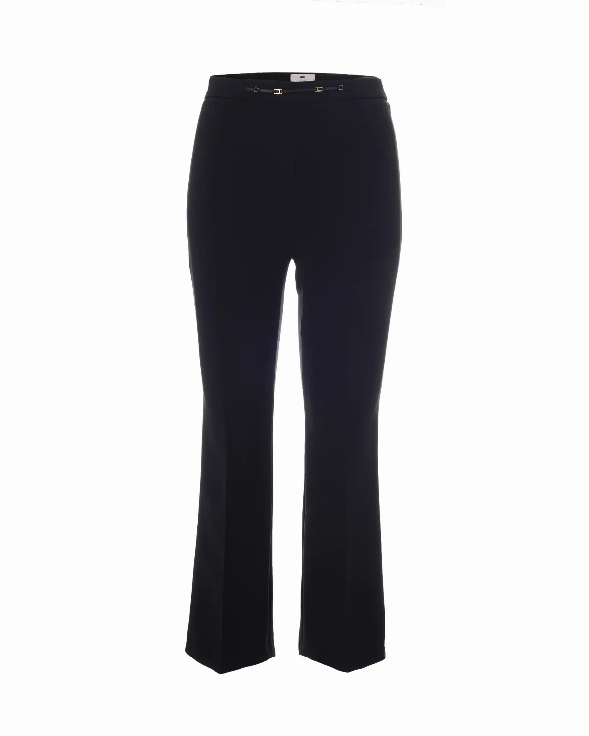 Double-Layer Stretch Crepe Trousers by Elisabetta Franchi