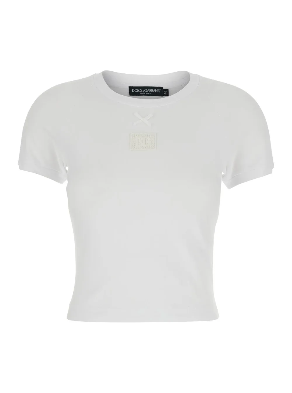Logo-Embroidered Cotton T-Shirt by Dolce & Gabbana