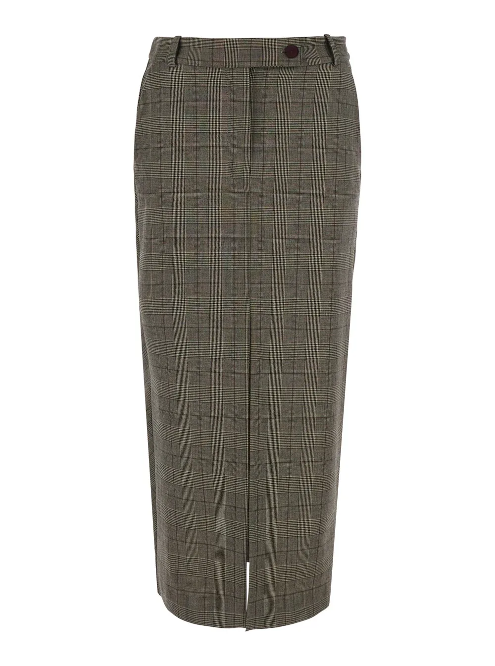 Wool-Blend Striped Skirt by pinko