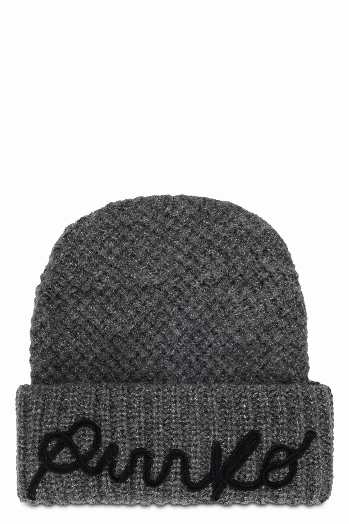 Embroidered Logo Beanie by pinko