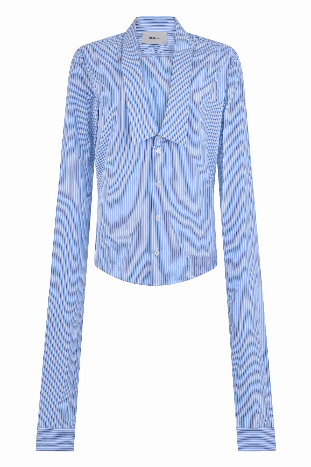 Striped Polyester Shirt by Coperni
