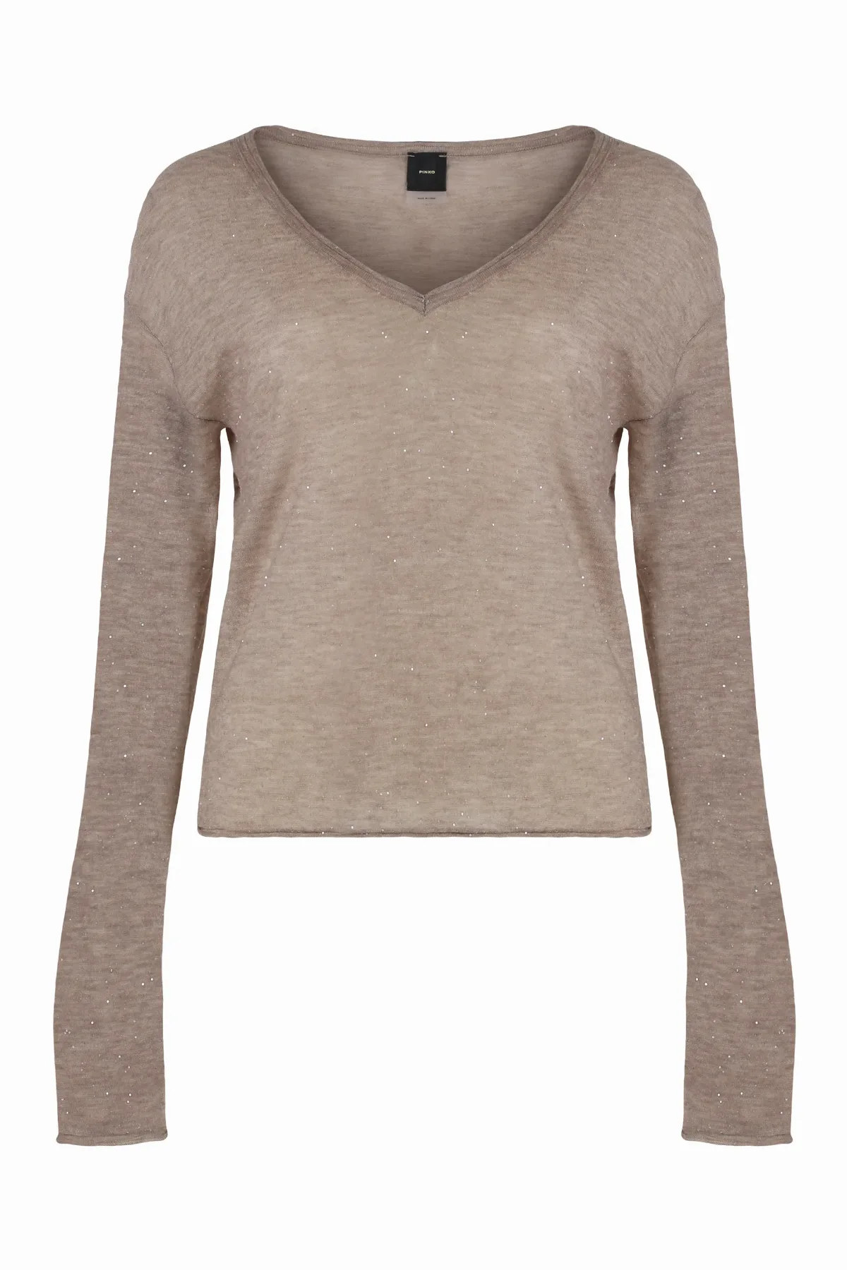 Sequin-Embellished Wool Sweater by pinko