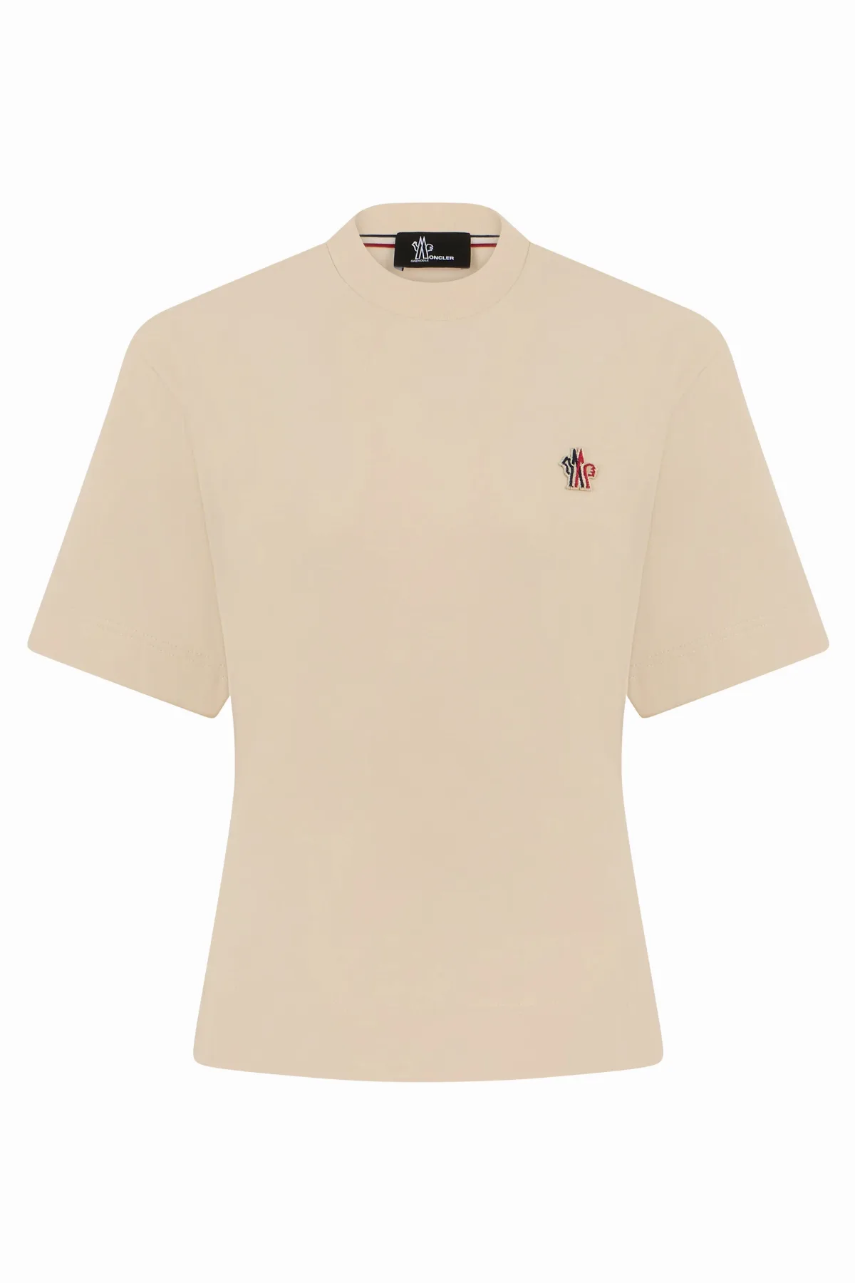 Embroidered Logo Cotton T-Shirt by Moncler Grenoble