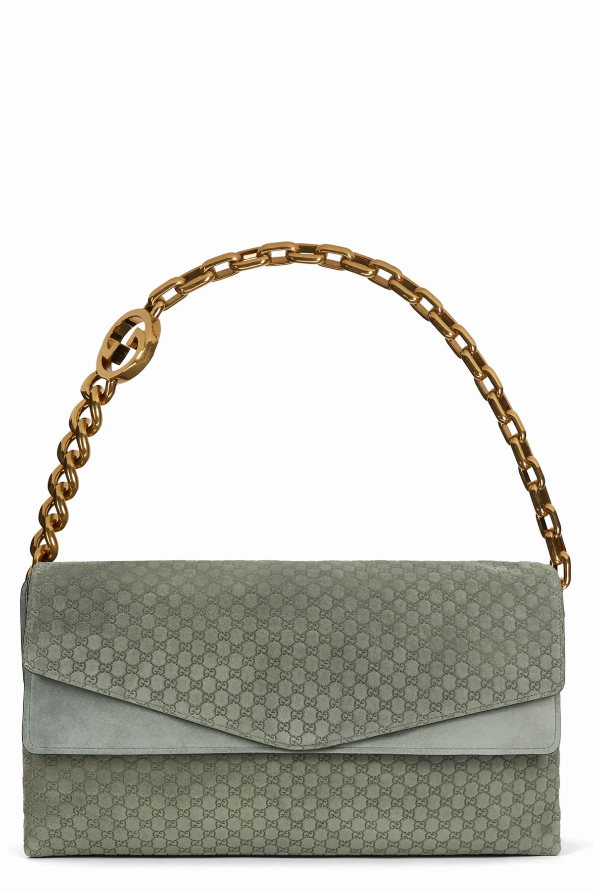 GG Monogram Calfskin Shoulder Bag by Gucci