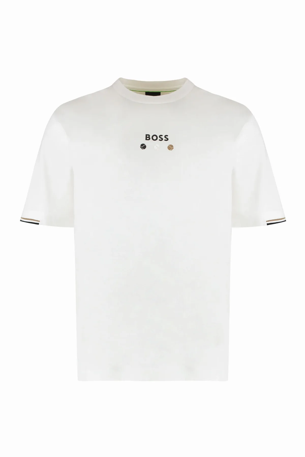Logo-Embroidered Cotton Crew-Neck T-Shirt by Hugo Boss