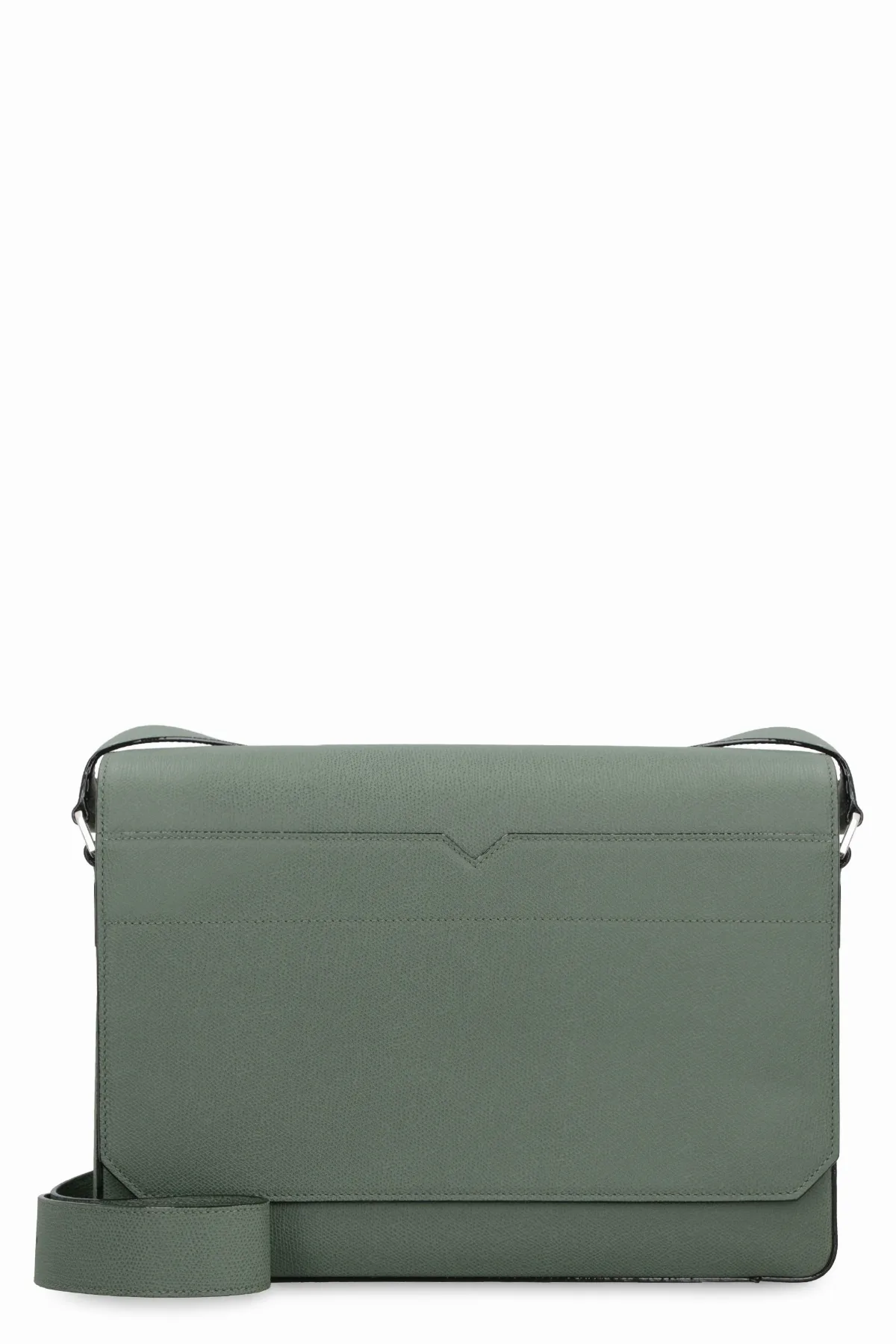 Pebbled Calf Leather Shoulder Bag by Valextra