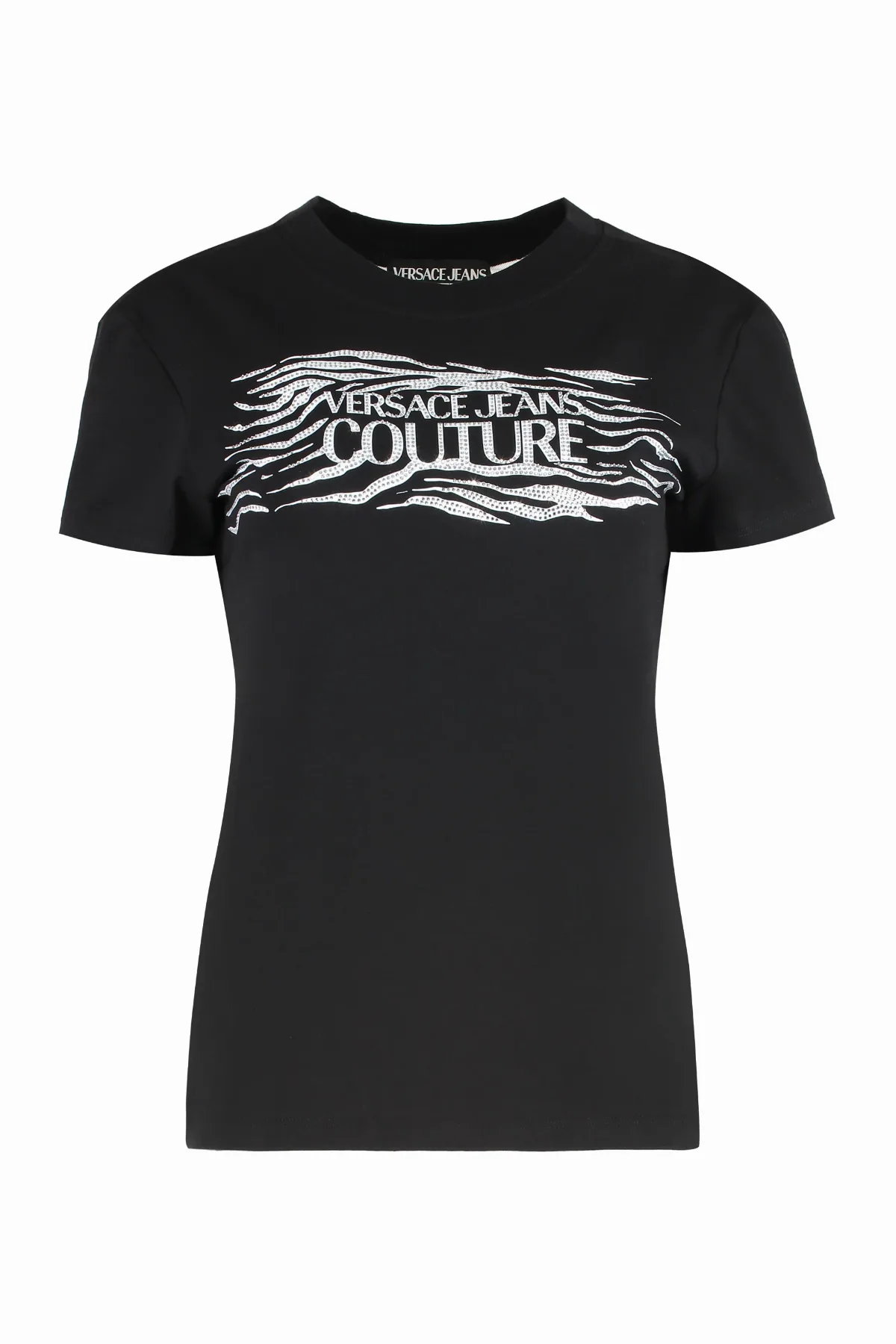 Logo-Print Cotton T-Shirt by Versace Jeans Couture
