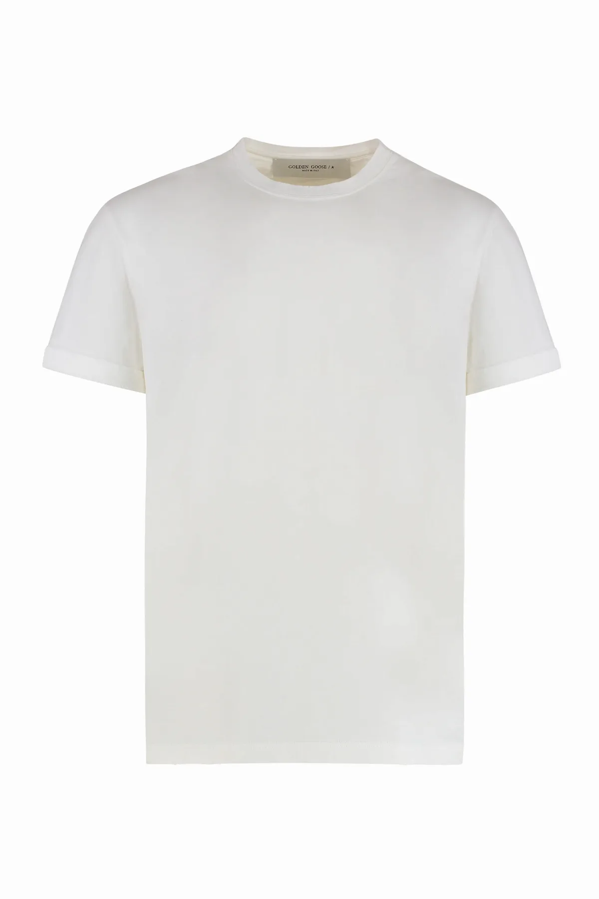 Cotton Crew-Neck T-Shirt by Golden Goose