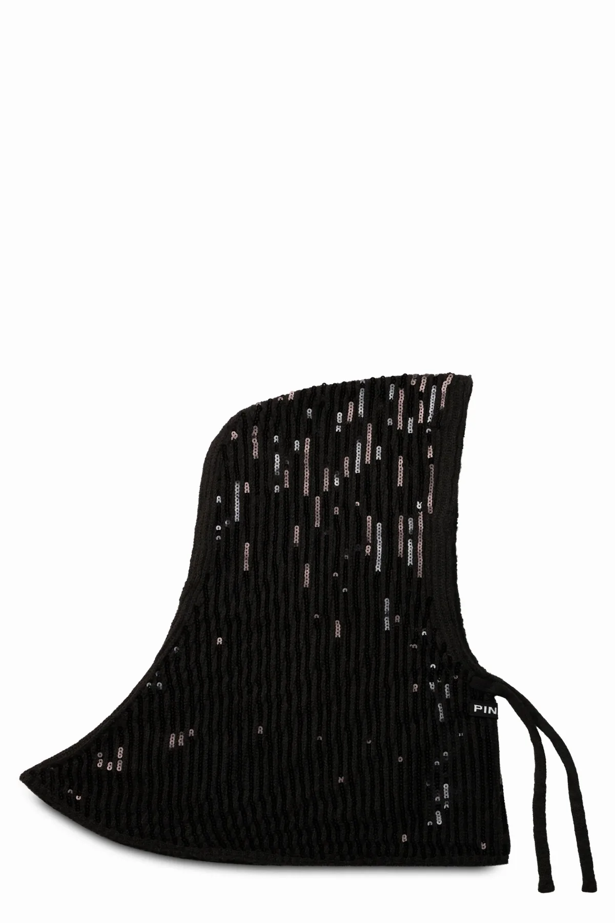 Metallic Logo-Embroidered Knit Beanie by pinko