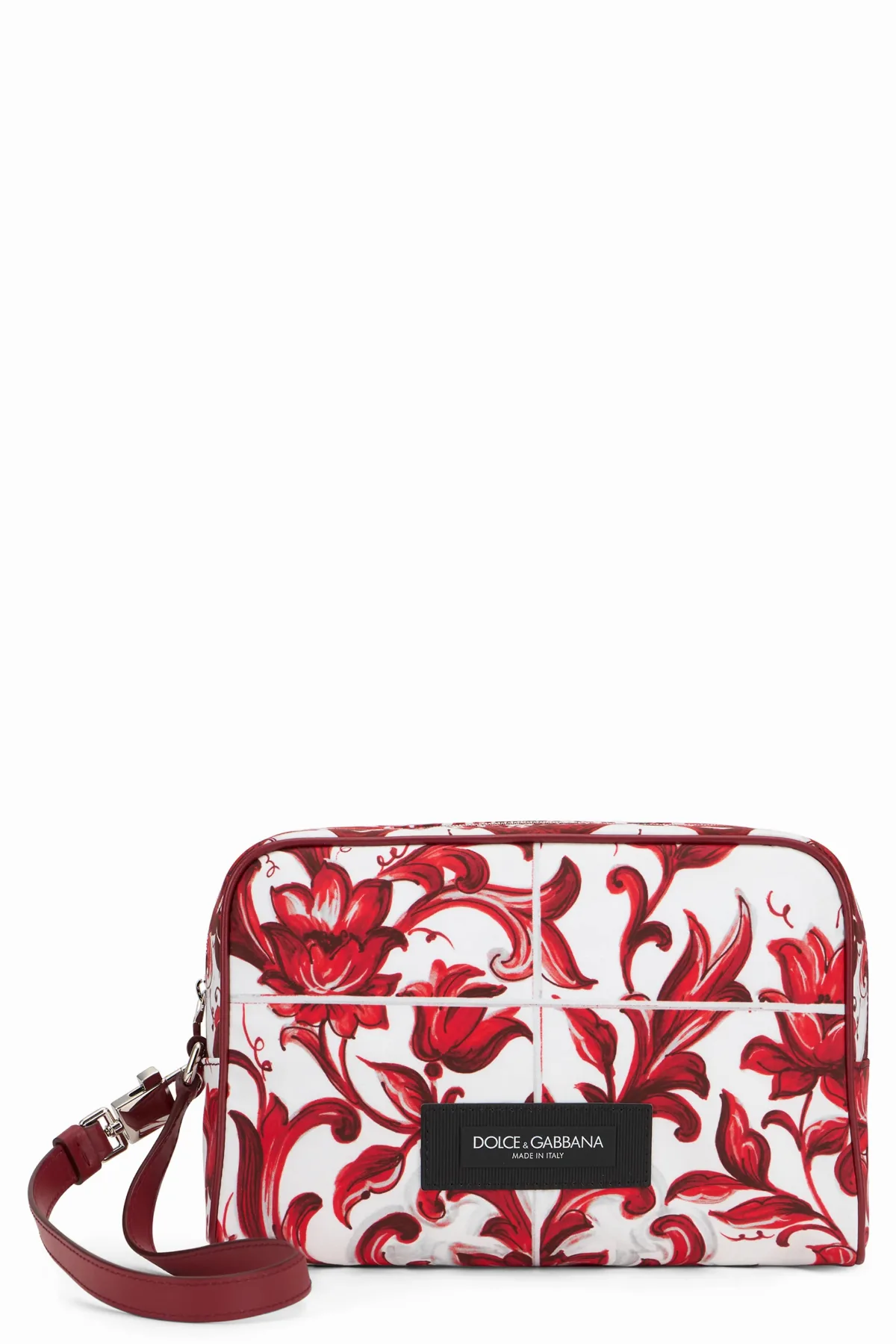 Majolica Print Calfskin Clutch by Dolce & Gabbana
