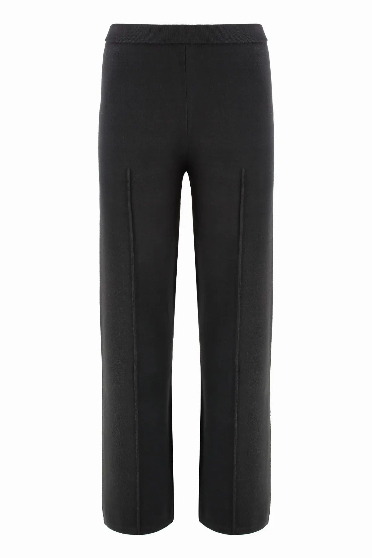 Wide-Leg Knit Trousers by Calvin Klein