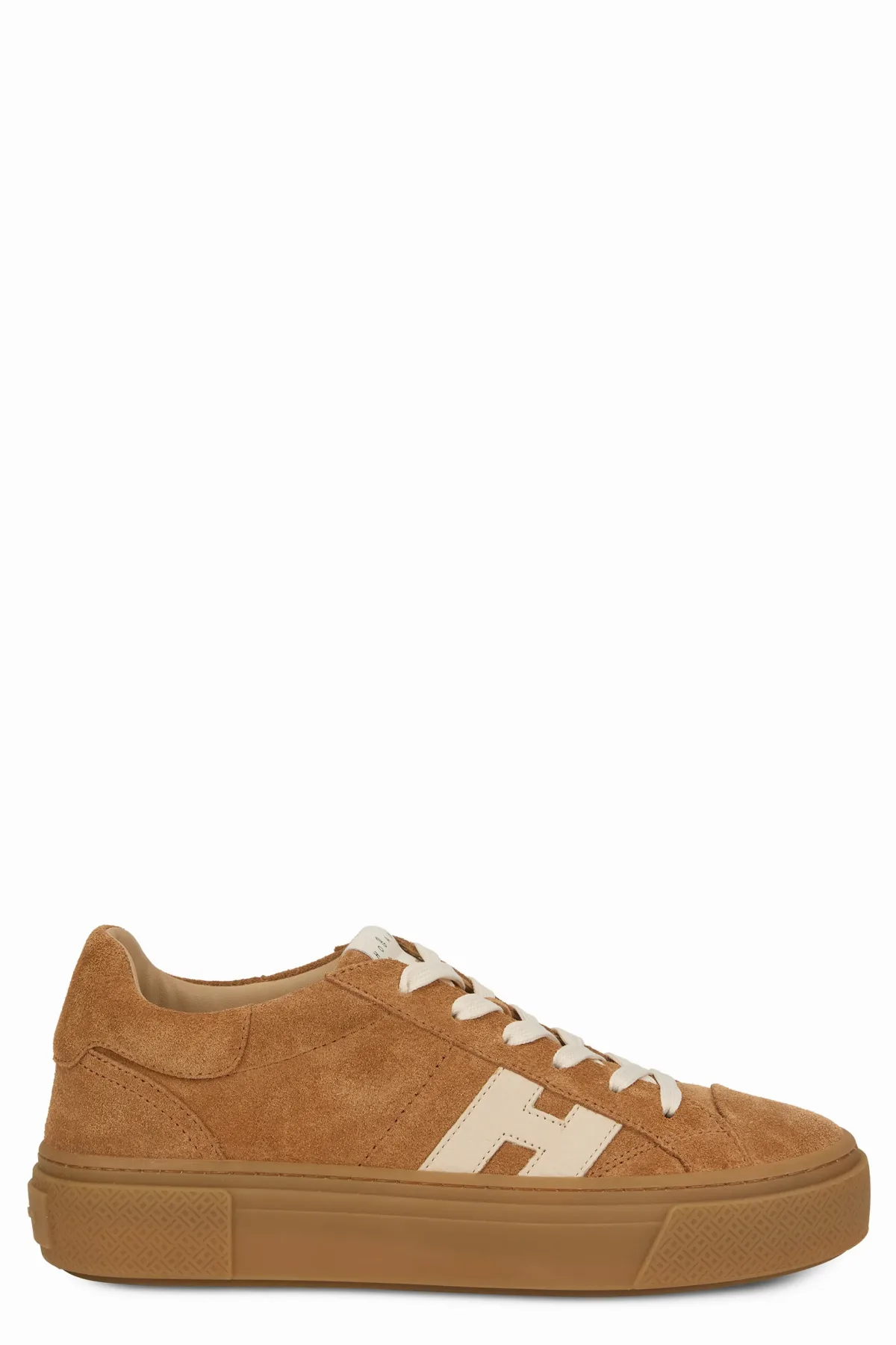 Contrast-Panel Suede Sneaker by Hogan