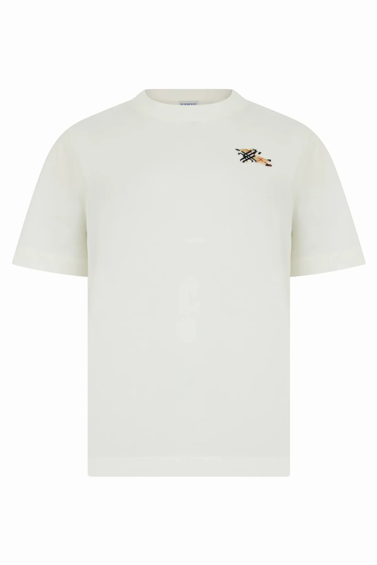 Logo-Embroidered Cotton T-Shirt by Burberry