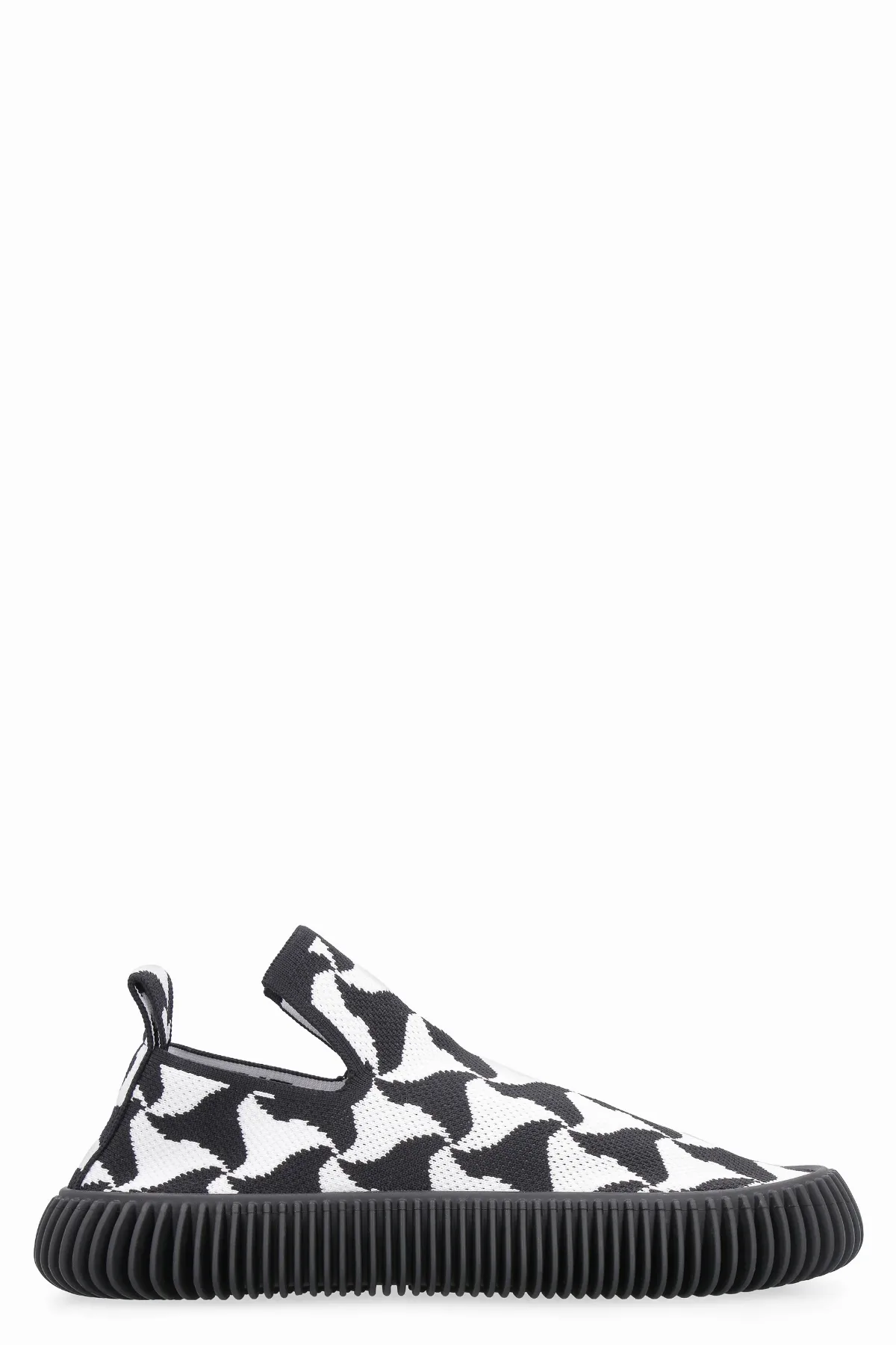 Wavy Triangle Jacquard Slip-On Sneaker by Bottega Veneta
