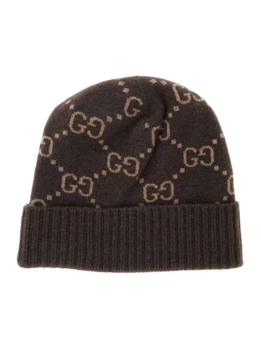 811392 GG Jacquard Cashmere Beanie by Gucci