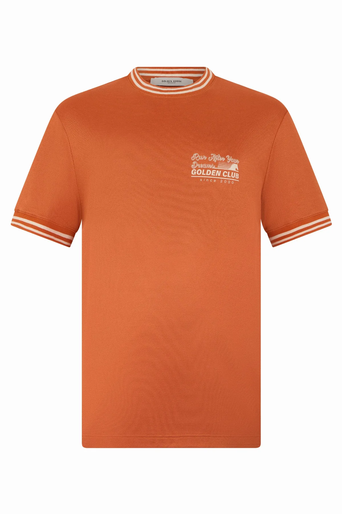 Logo-Graphic Piqué T-Shirt by Golden Goose