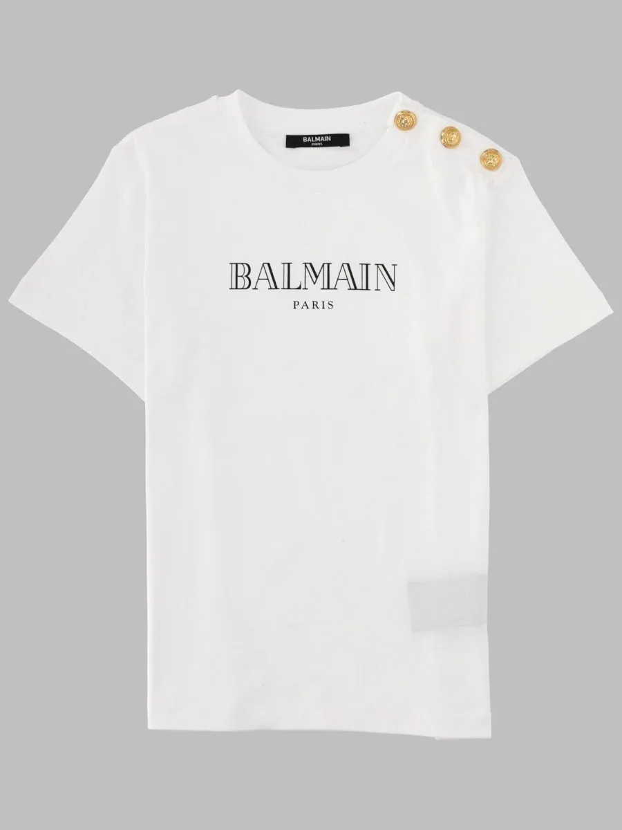 100% Cotton T-Shirt by Balmain