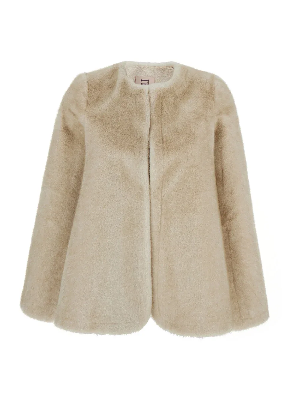 Faux Fur Hooded Cape by Valentini 1972