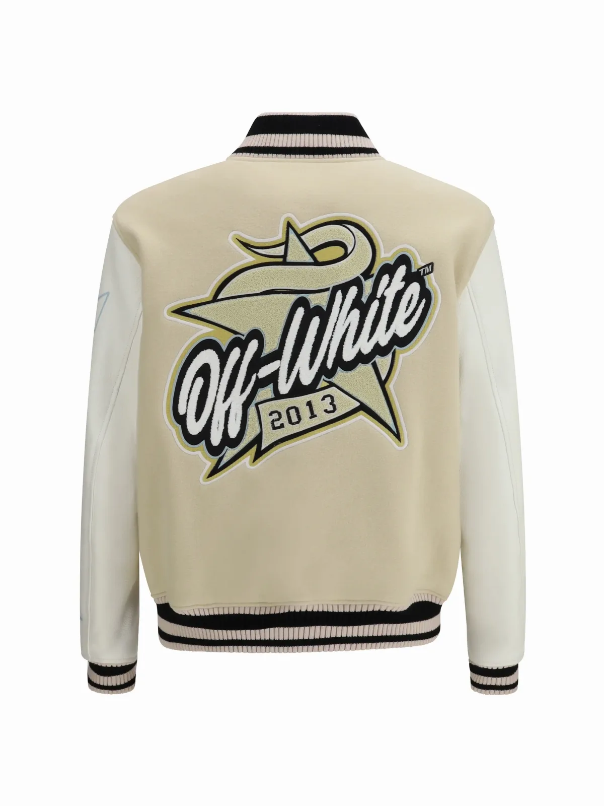 Logo-Embroidered Varsity Jacket by Off-White