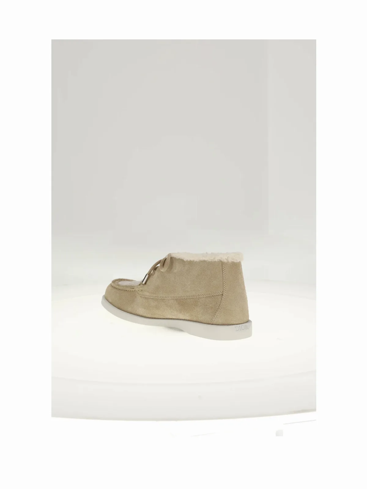 Suede Lace-Up Boot by Dior