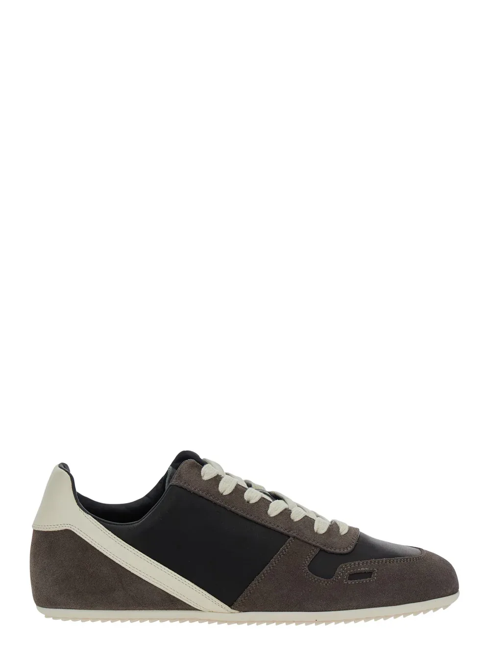 Leather & Suede Colorblock Sneaker by Rick Owens
