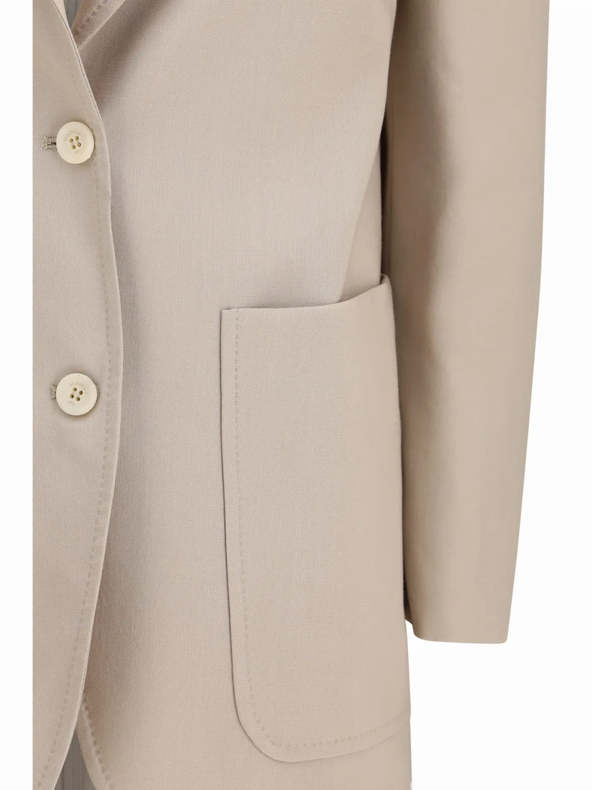 Wool-Blend Fleece Blazer by Max Mara