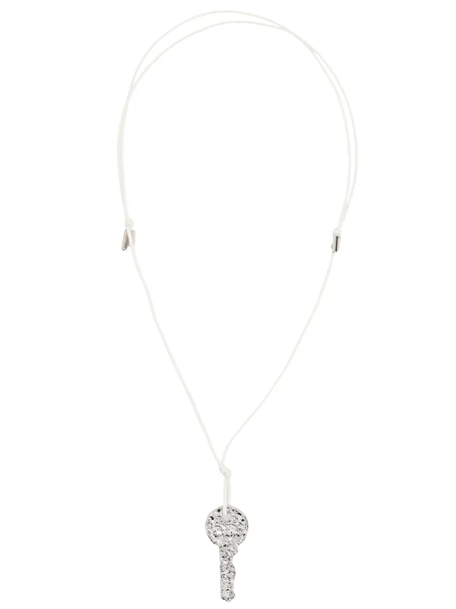 Brass Key Necklace by MM6 Maison Margiela