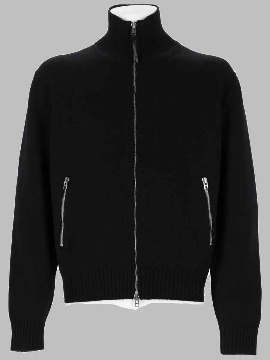 Merino Wool Zip Sweater by Tom Ford