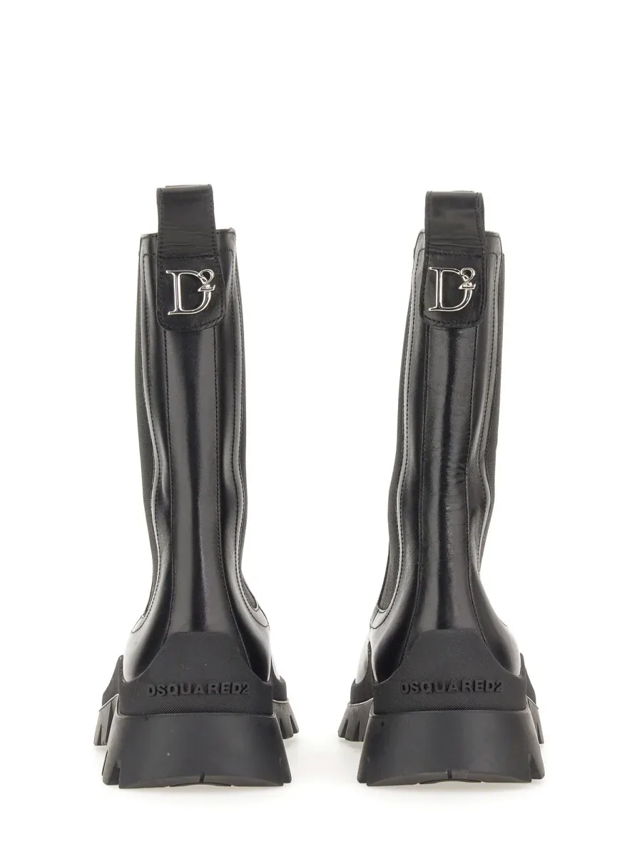 Leather Boot by Dsquared2