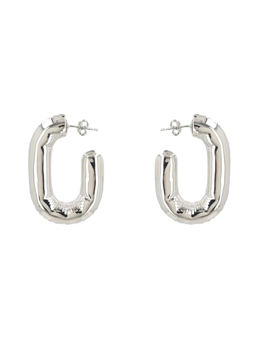 Metal Hoop Earrings by Rabanne