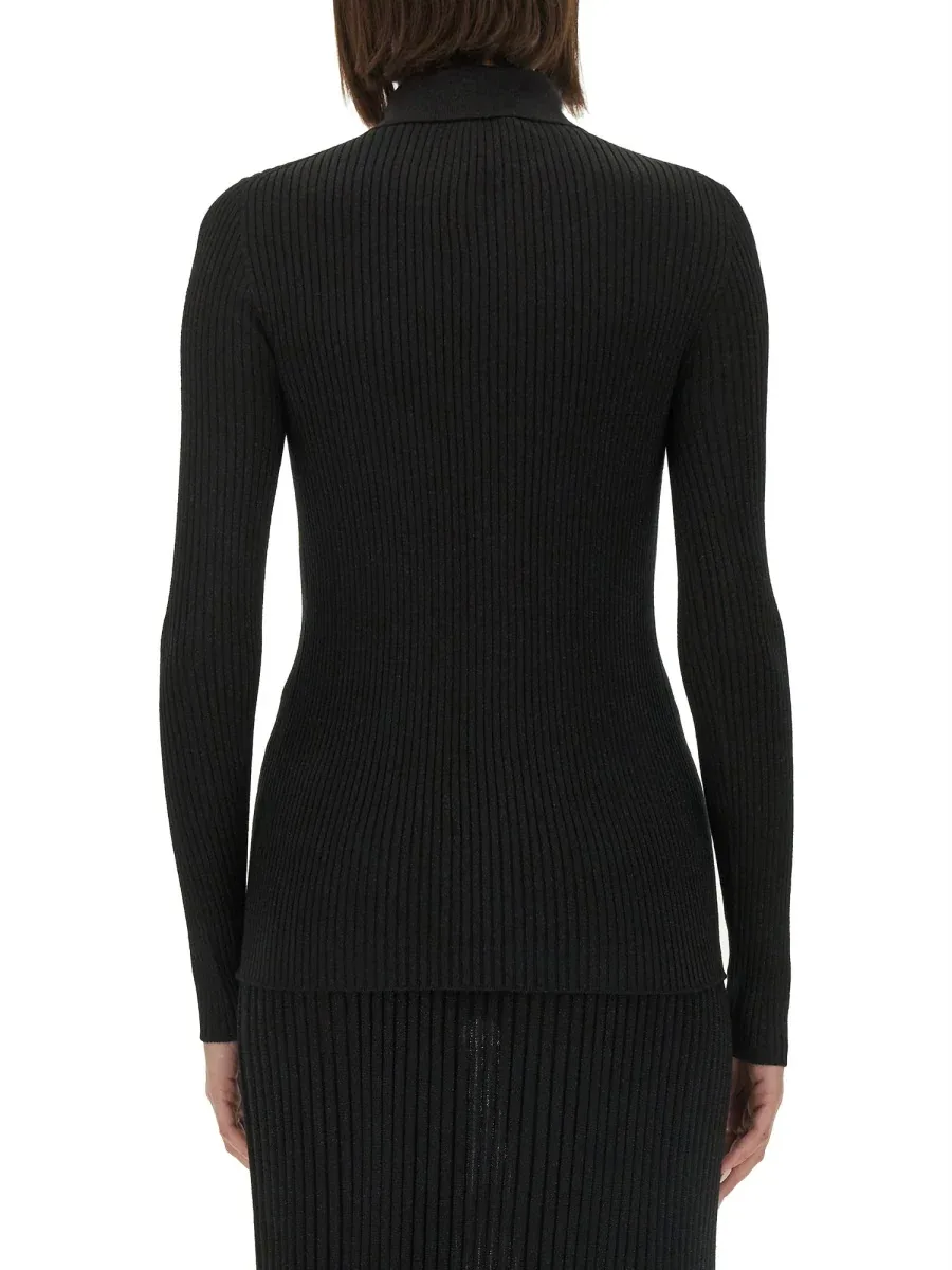 Ribbed Wool Blend Sweater by Kiton