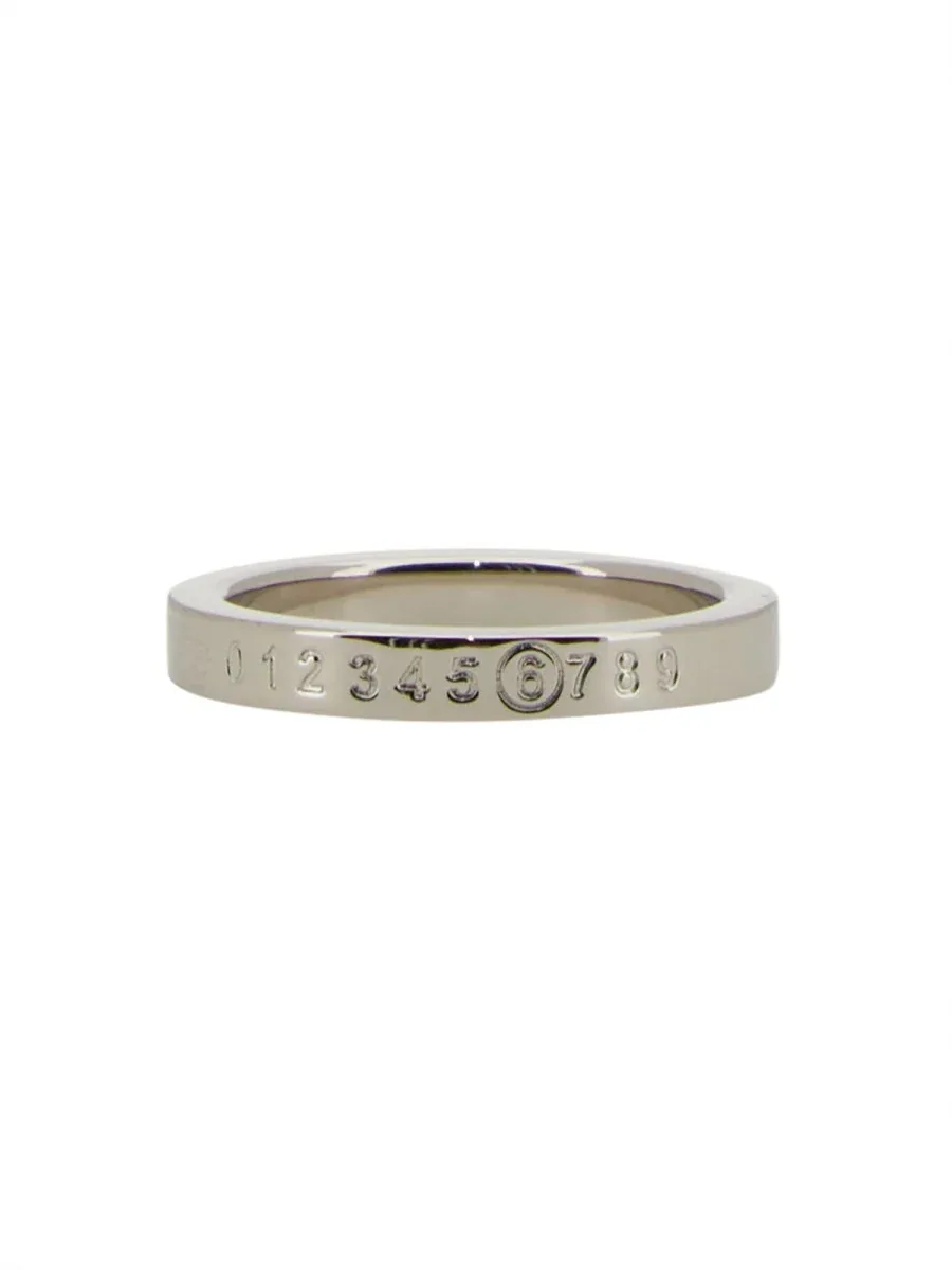 Logo-Embellished Ring by MM6 Maison Margiela