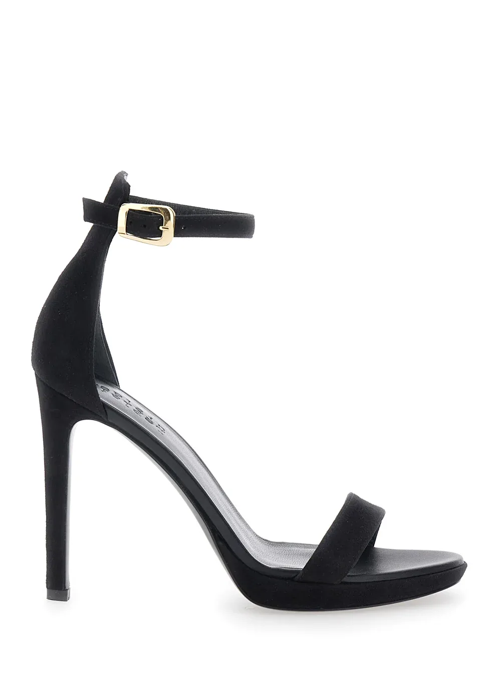 Suede Ankle-Strap Heel by Leplain