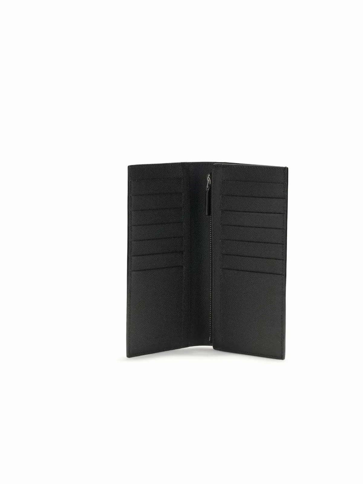 Grained Leather Wallet by Saint Laurent