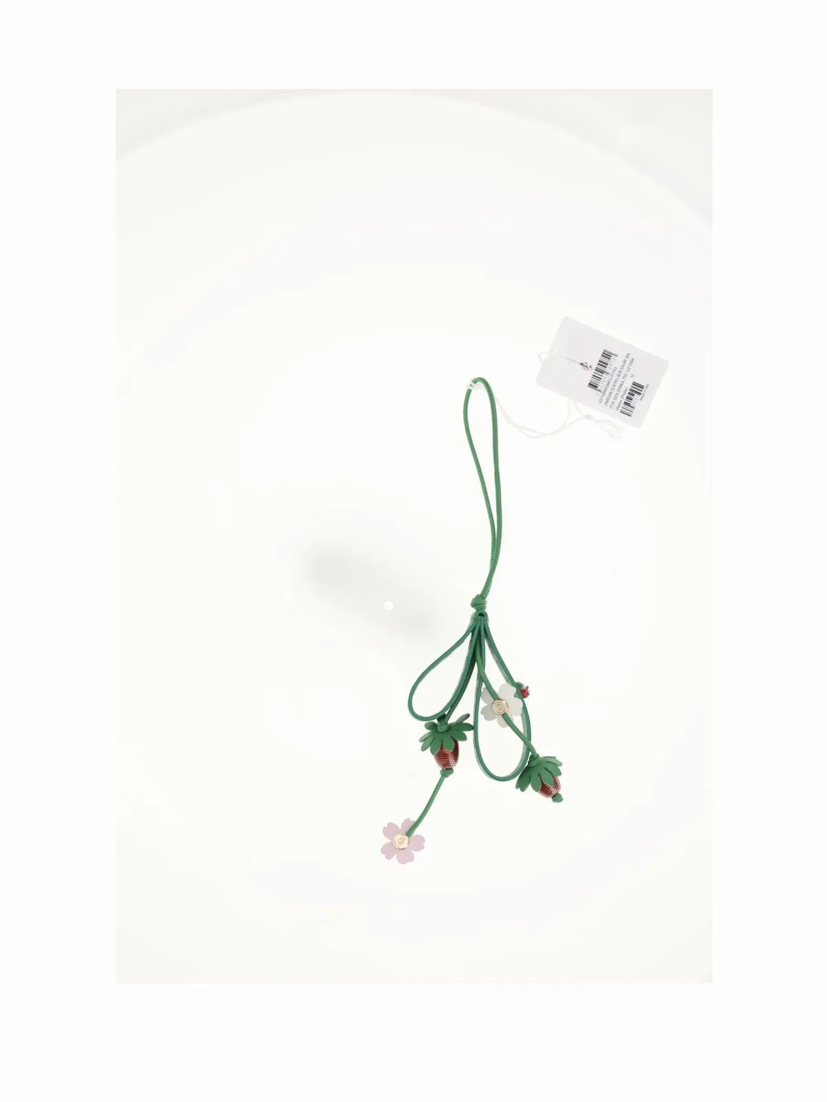 Multicolor Floral Calf Leather Bag Charm by Dior