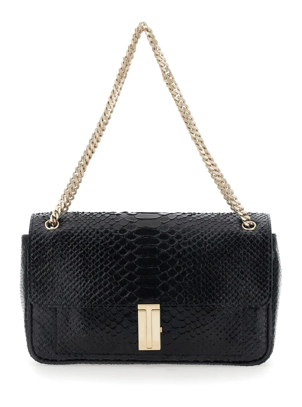 Snake-Effect Calf Leather Crossbody Bag by Tom Ford