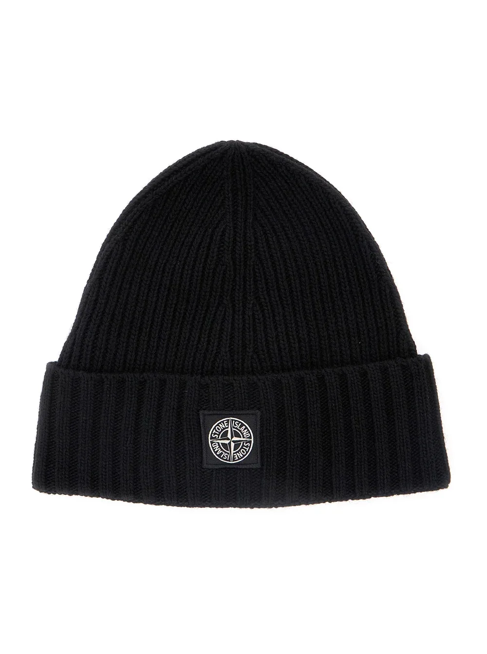 Logo-Patched Virgin Wool Beanie by Stone Island