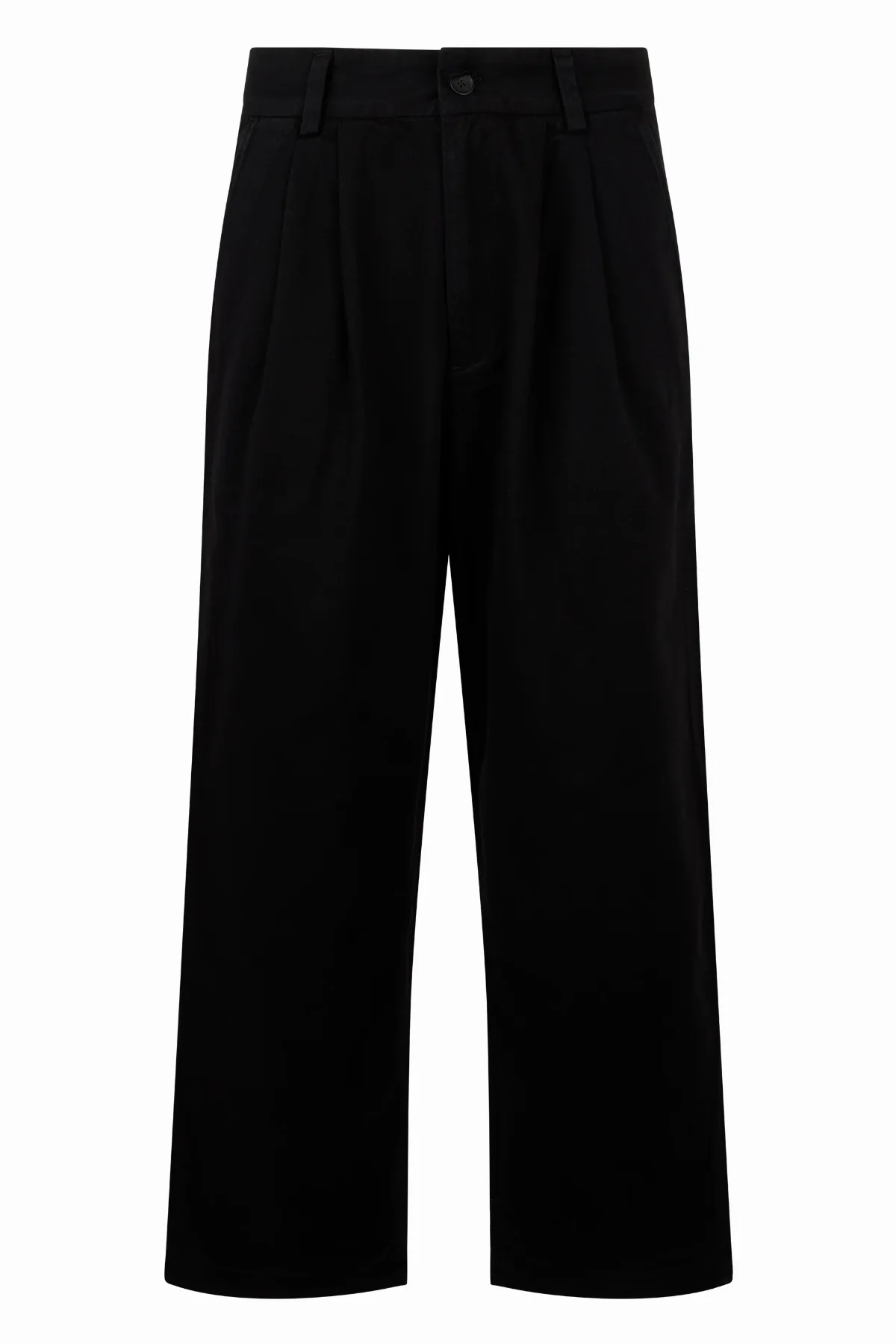 Wide-Leg Cotton Trousers by Agolde