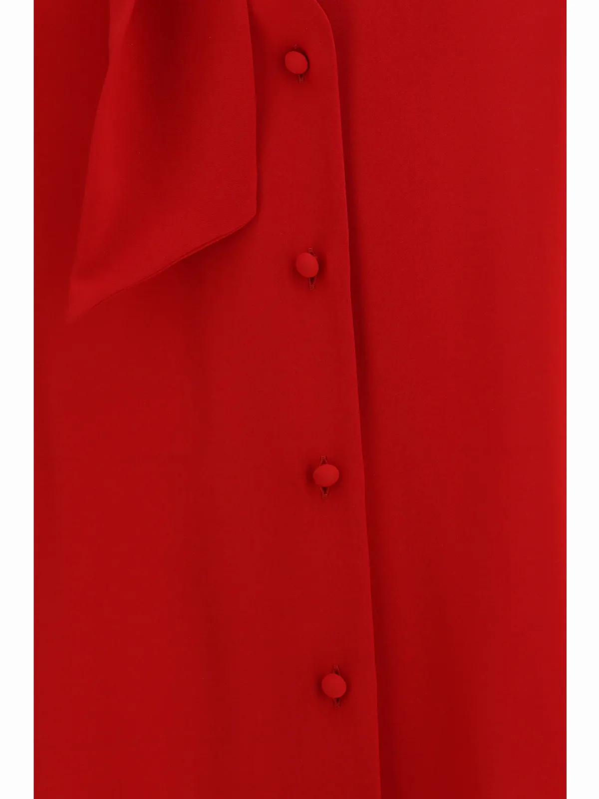 Silk Georgette with Balloon Sleeves Blouse by Valentino