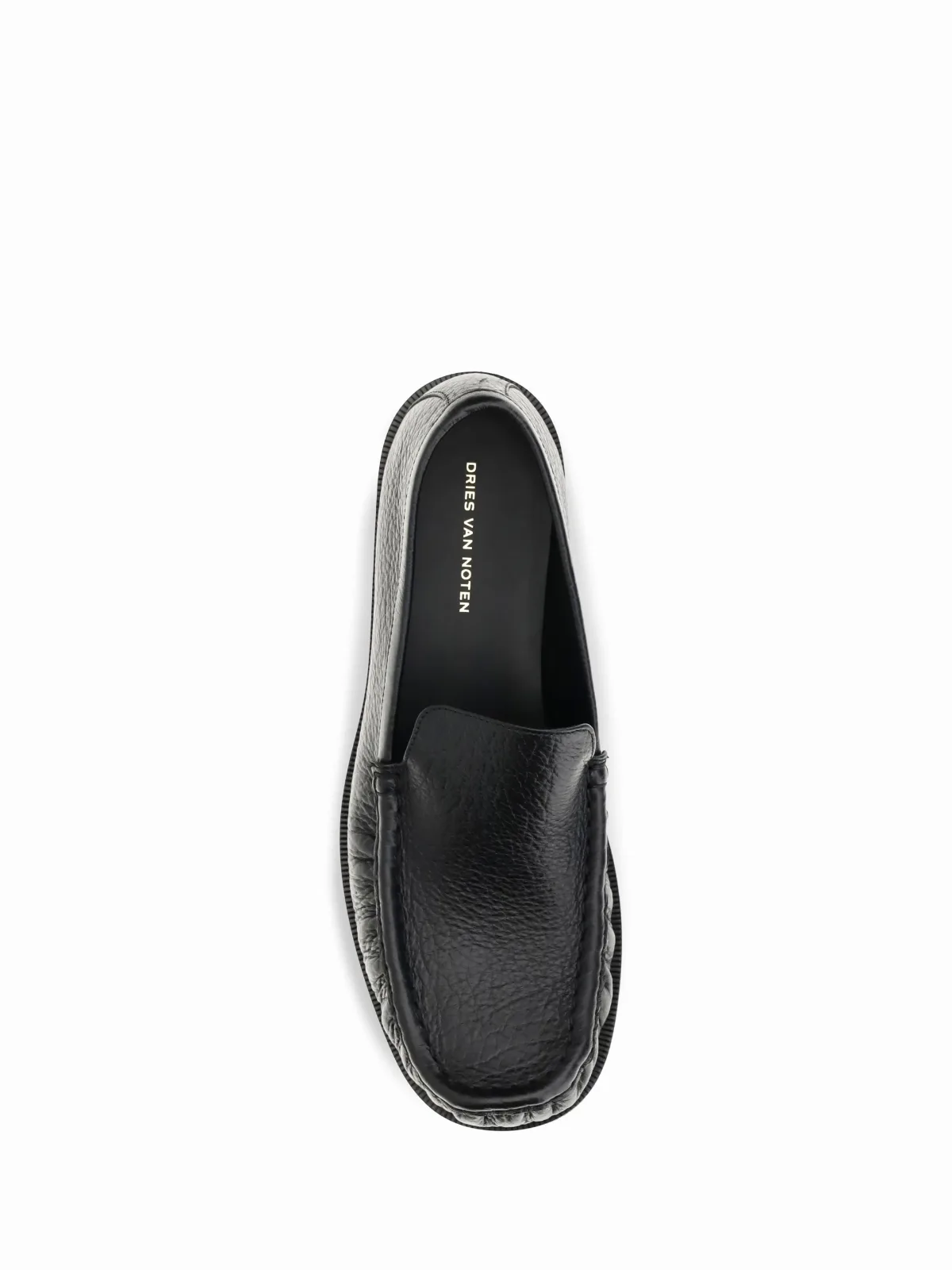 Full-Grain Calf Leather Loafer by Dries Van Noten