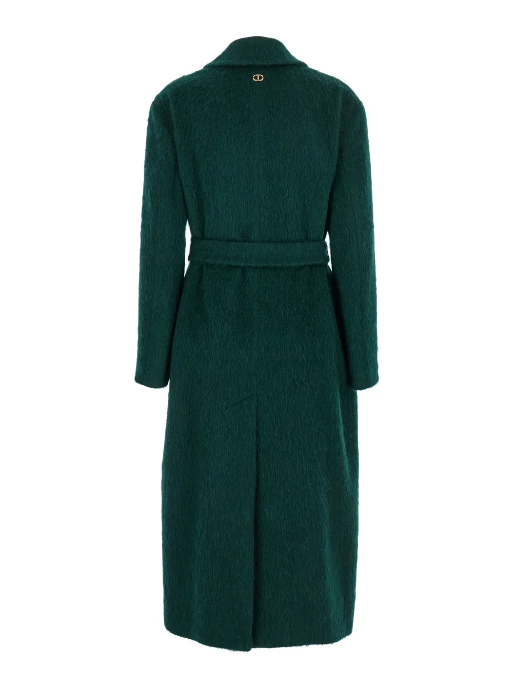 Double-Breasted Wool Blend Coat by Twinset
