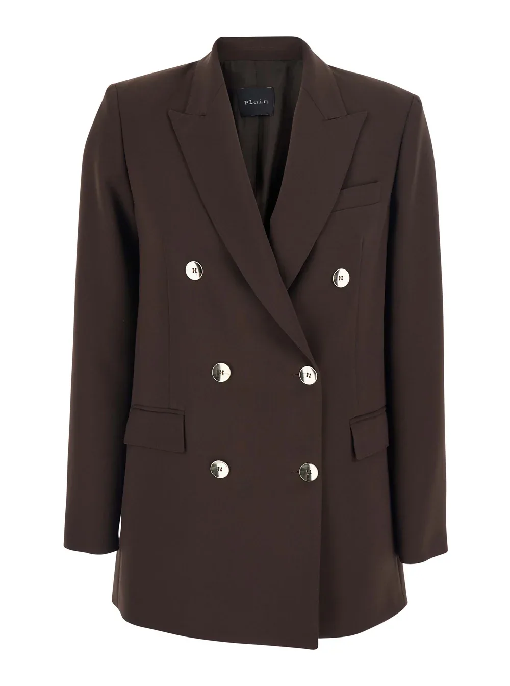 Double-Breasted Tailored Blazer by Leplain