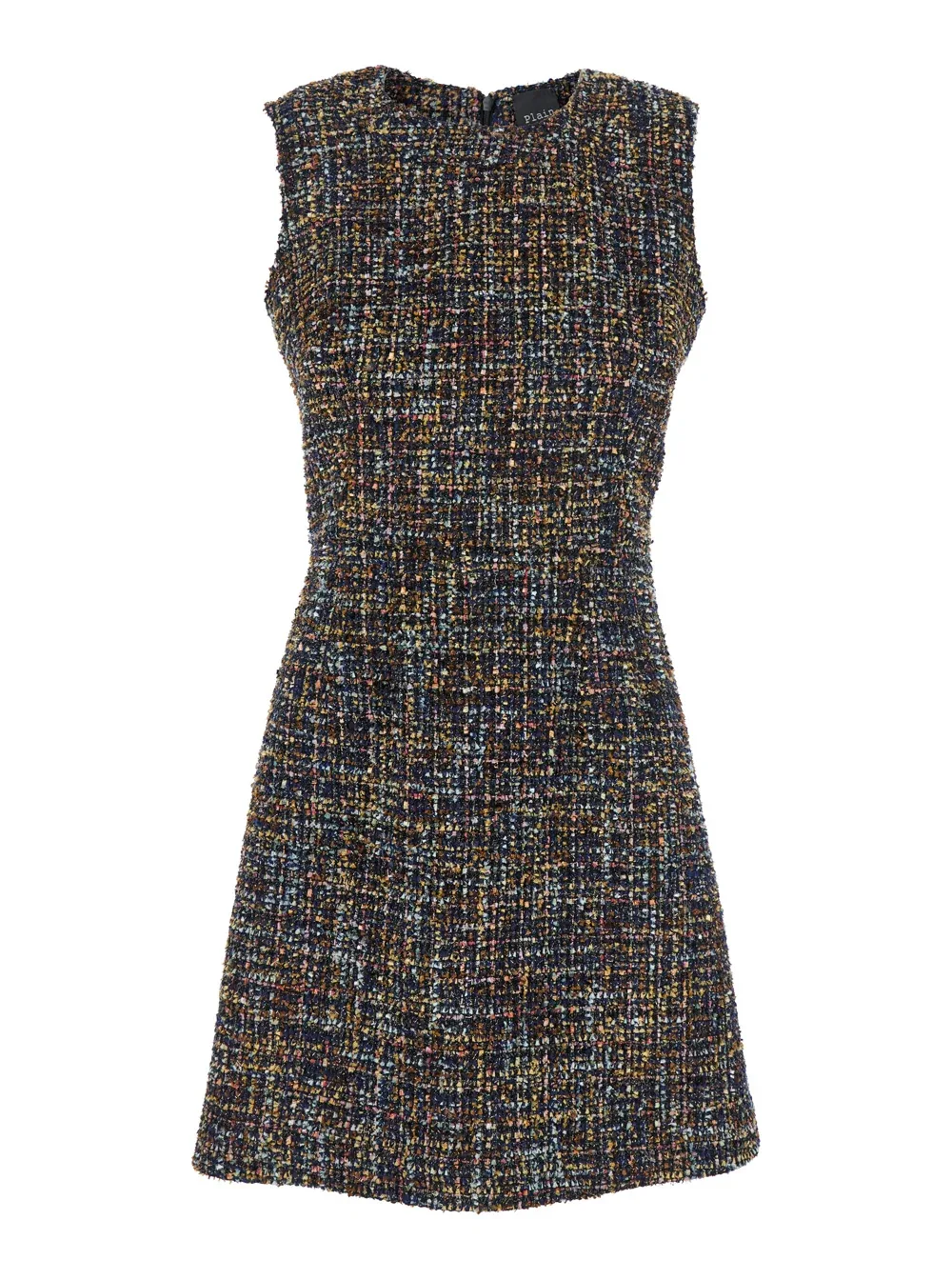 Tweed Multicolor Dress by Leplain