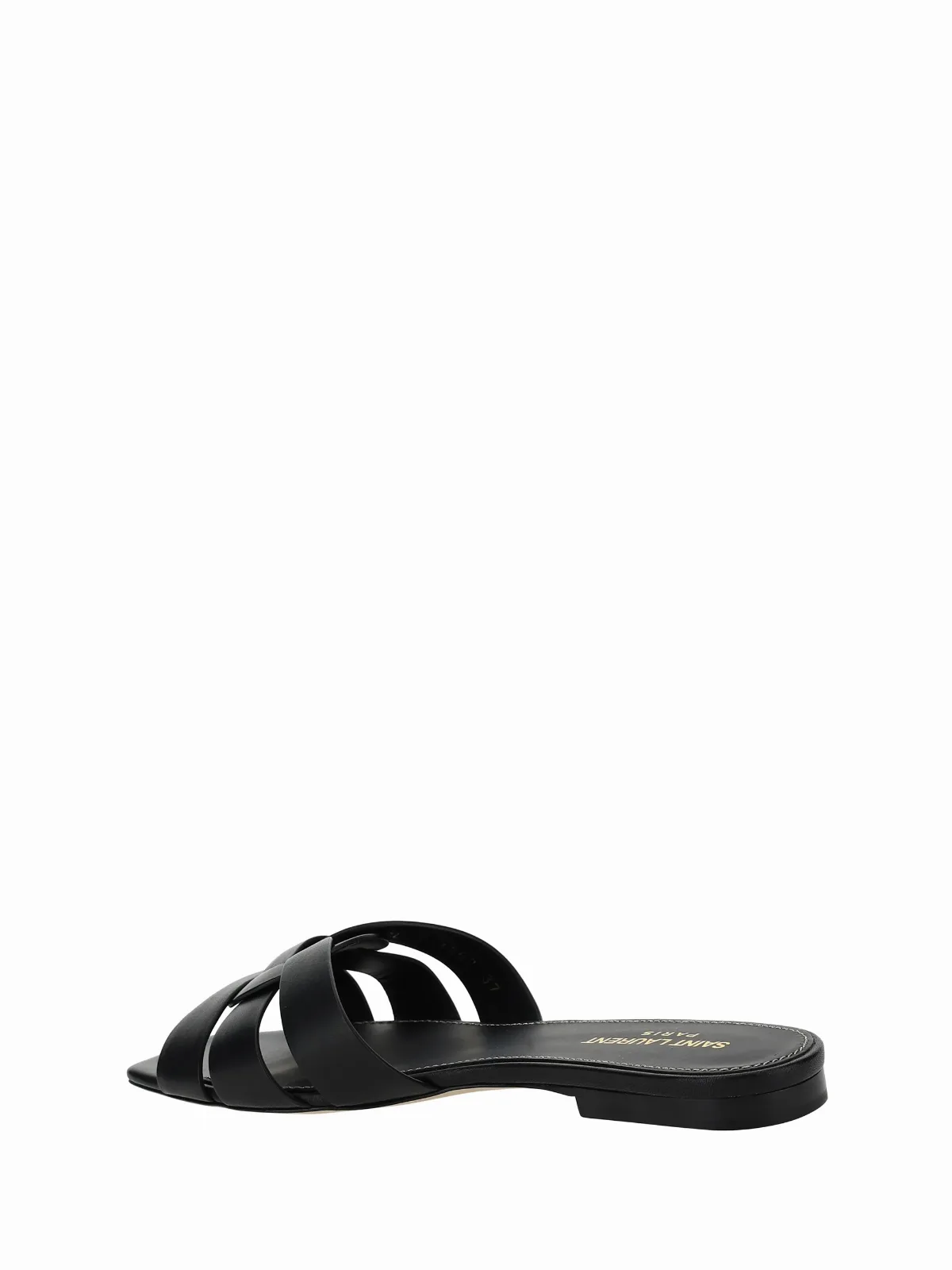 Woven Leather Sandal by Saint Laurent