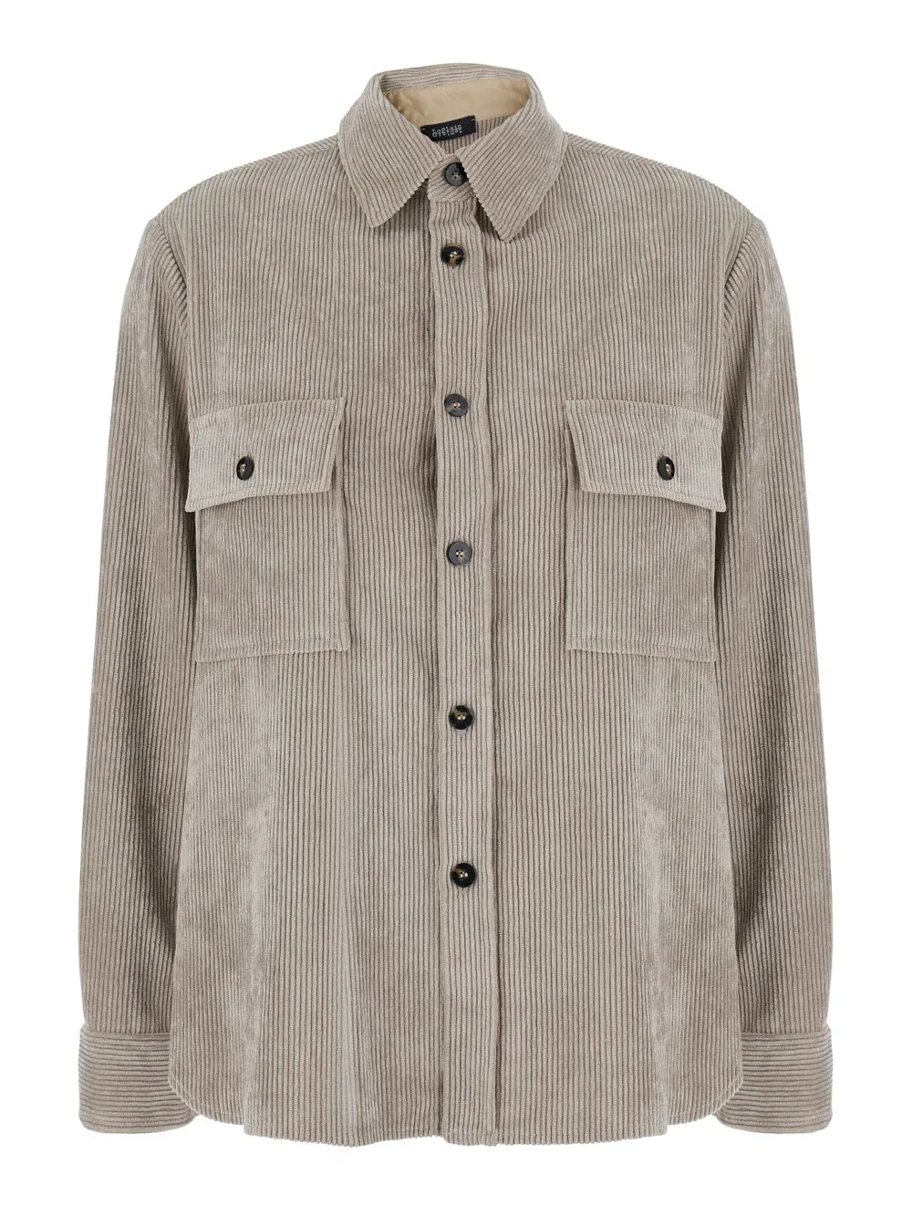 Ribbed Corduroy Shirt by Leplain
