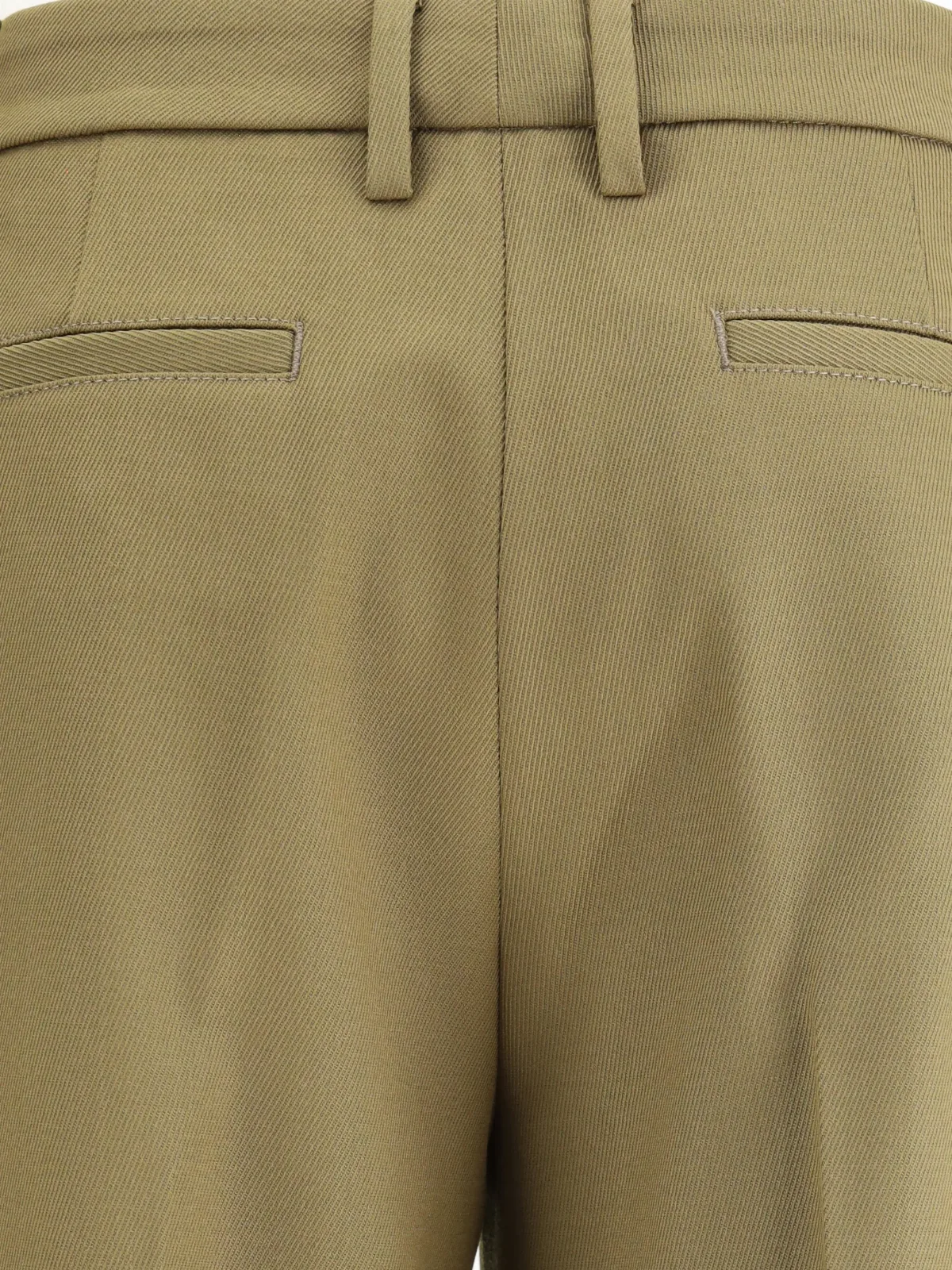 Virgin Wool Blend Trousers by True Royal